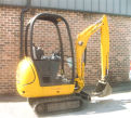 JJCB 8014 GRAVE MASTER MINI DIGGER